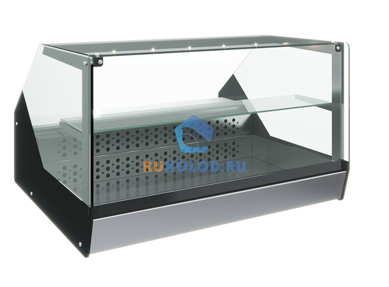Витрина холодильная настольная Полюс ВХС-1,0 Cube Арго XL техно (AC87)