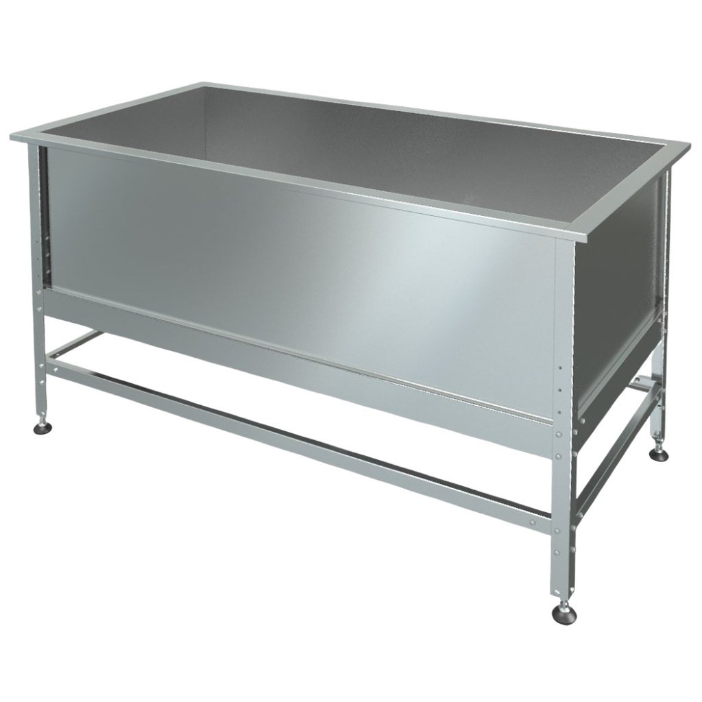 Ванна моечная МХМ М-1-0,4-0,53/1,01 (AISI 430, t=0,6)