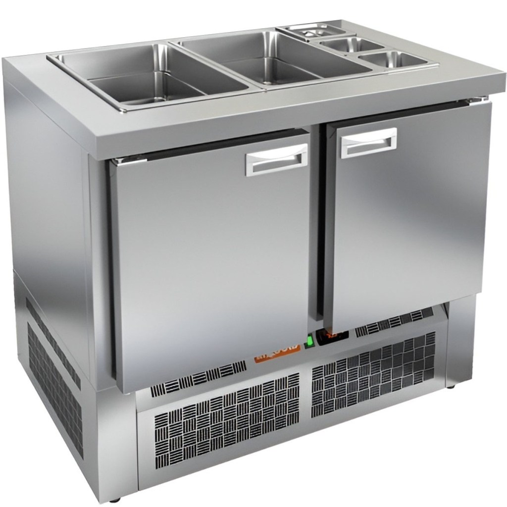 Стол холодильный для салатов HiCold SLE3-11GN О без крышки
