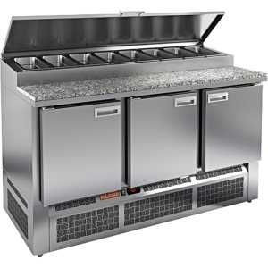  Стол холодильный для пиццы HiCold PZE1-111/GN камень