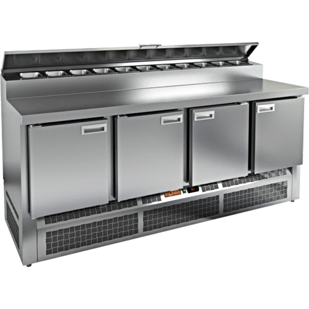 Стол холодильный для пиццы HiCold PZE2-1111/GN (1/6) М