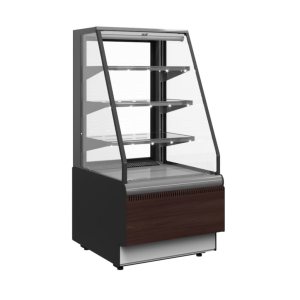 Витрина кондитерская Carboma KC70 VM 0,9-2 STANDARD Паттерн открытая (0105 Венге)