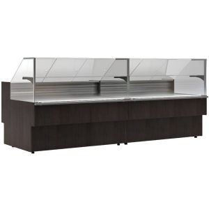 Витрина холодильная Carboma GC110 SM 2,5-1 (ВХС-2,5 Carboma GC 110) (1005 венге)