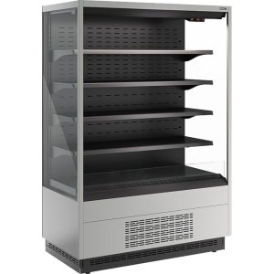 Горка холодильная Carboma FC20-07 VM 1,0-2 (версия 2.0) (ночная шторка) (9006-9005)