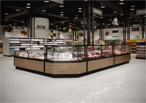 Морозильная витрина Carboma GC110 SL 1,25-1 с боковинами (версия 2.0) (9006-0430) - Изображение 2