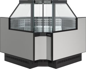 Витрина холодильная Carboma GC110 VM 6-1 внутренний угол без боковин (версия 2.0) (9006-0430)
