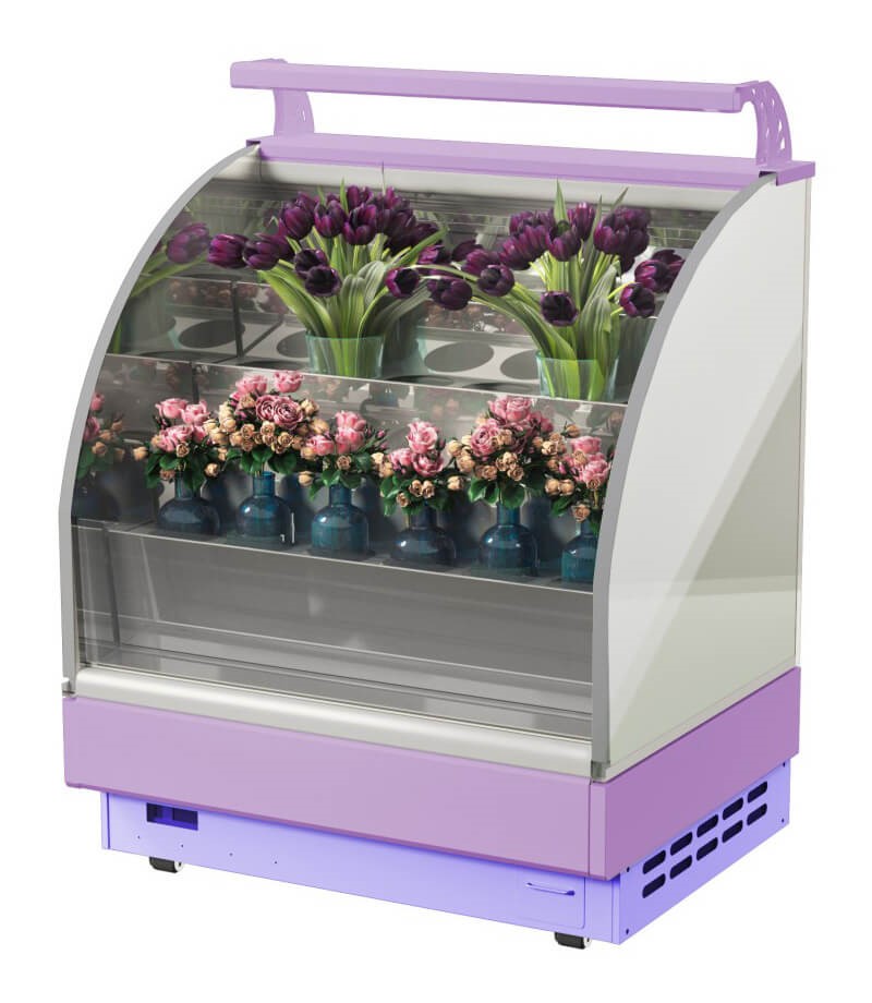 Горка холодильная для цветов Иней LIDA-STELLA FLORA Maxi 1,2