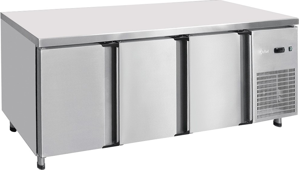 Стол морозильный Abat СХН-60-02 без борта (ящики 1/2, дверь, дверь)