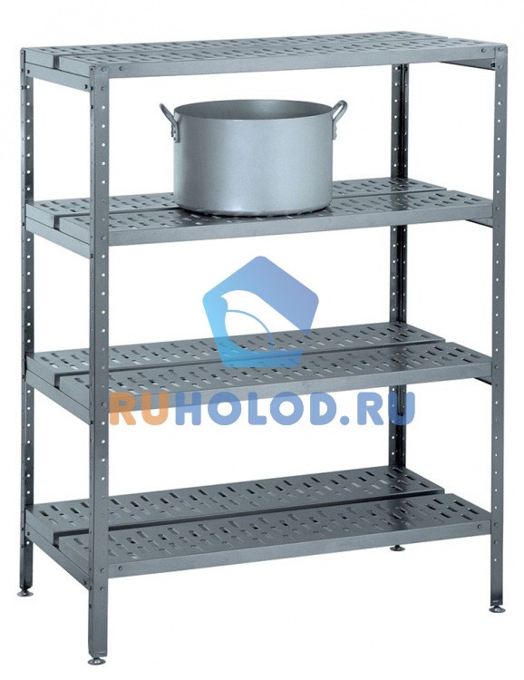Стеллаж кухонный решётчатый СТКН-1500/650Р из нержавеющей стали