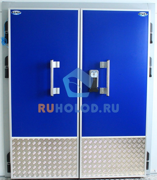 Дверь холодильная распашная двустворчатая СТ-РДД-1800*2400/80