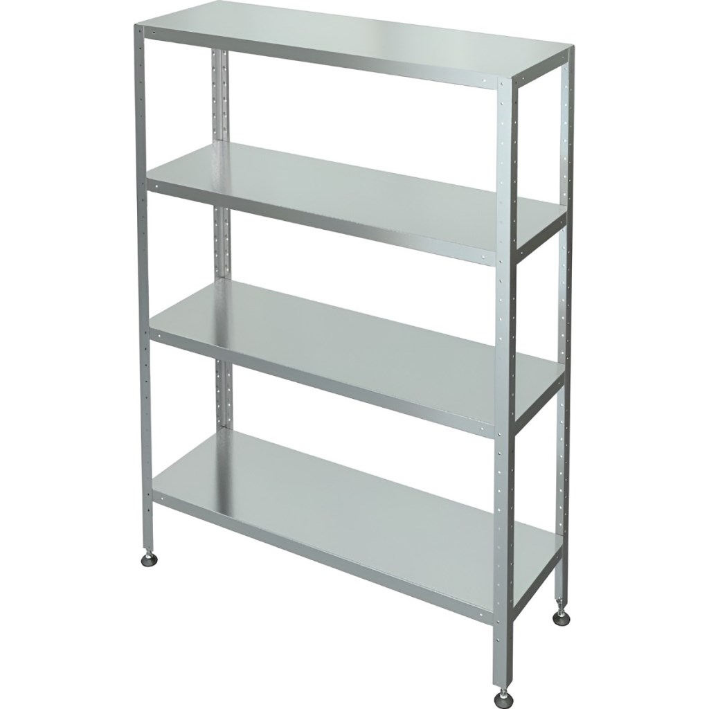 Стеллаж с 6-ю сплошными полками МХМ С-6-0,4/1,5/1,8 