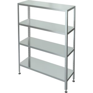 Стеллаж с 4-я сплошными полками МХМ C-4-0,6/0,8/1,6 