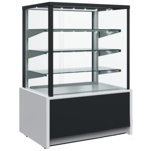 Витрина кондитерская Carboma KC70 N 0,6-1 Light (9006-9005) (0,6 Carboma Сube ТЕХНО) нейтральная